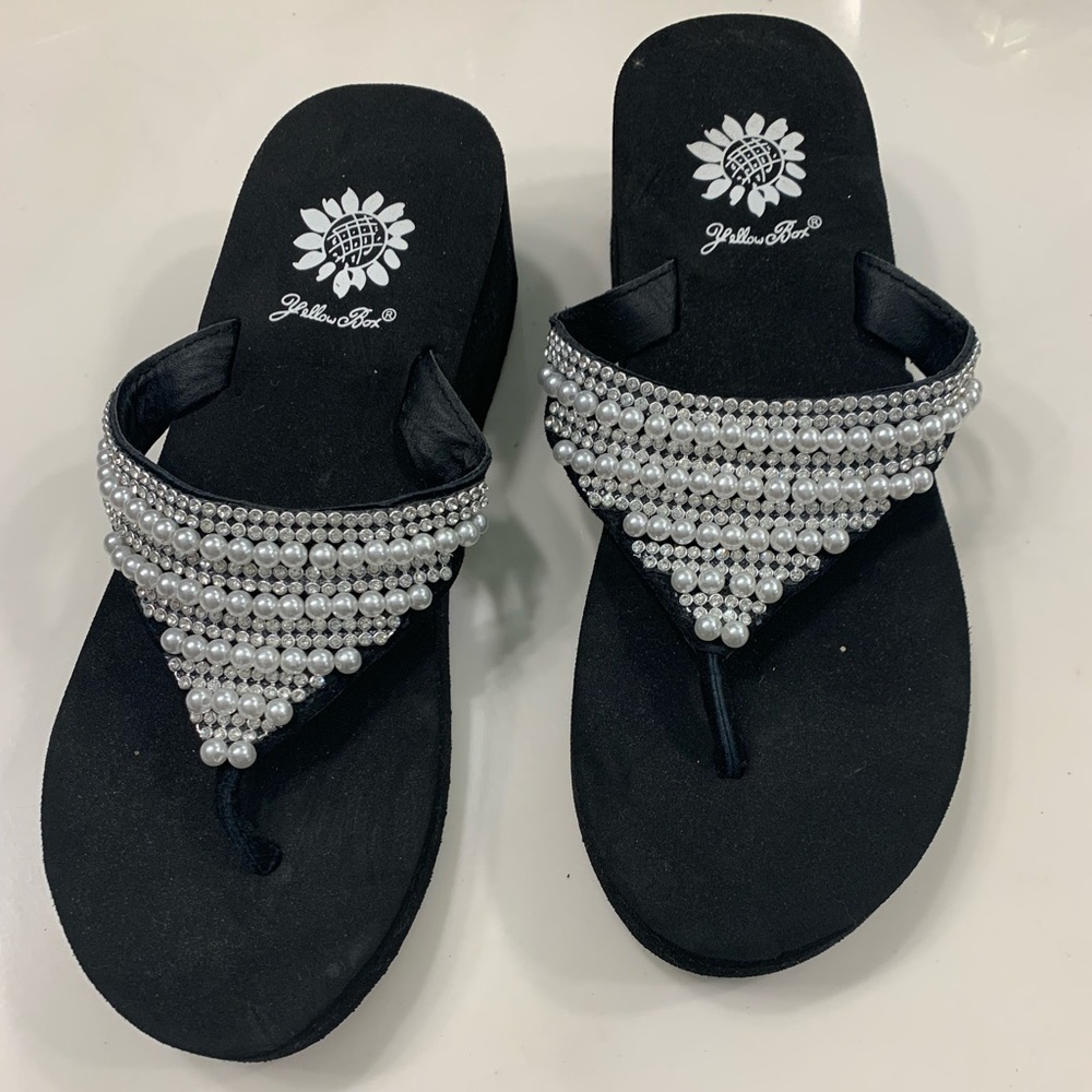 Yellow Box sandals
